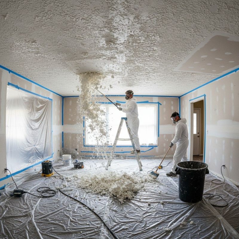 Knockdown Ceiling Removal in Gilbert, AZ