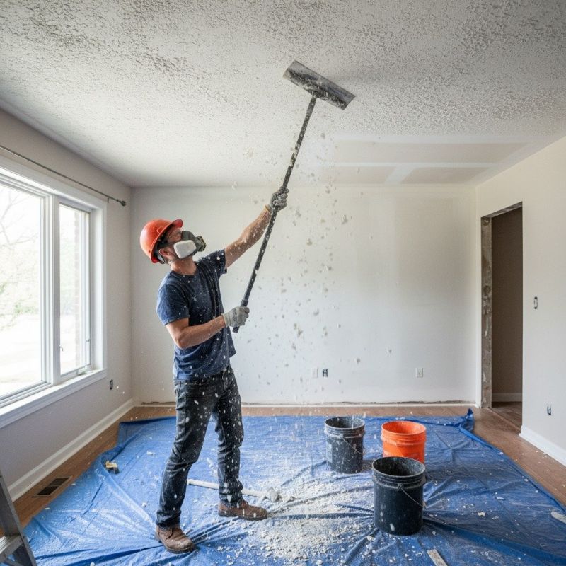 Swirl Ceiling Removal in Arvada, CO