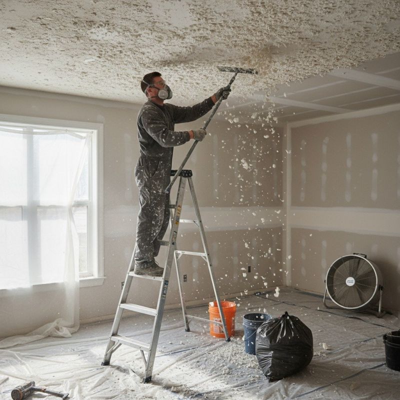 Knockdown Ceiling Removal in San Diego County, CA