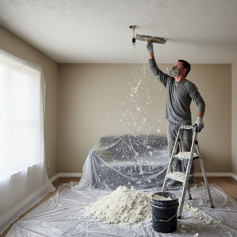 Swirl Ceiling Removal in Boulder, CO